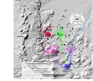 Déplacement des centres de pouvoir pendant la période gauloise jusqu'au début de notre ère