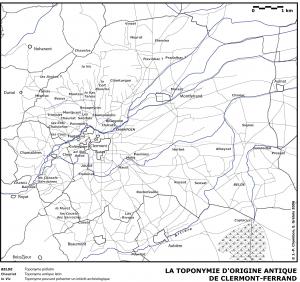 La toponymie d'origine antique de Clermont-Ferrand